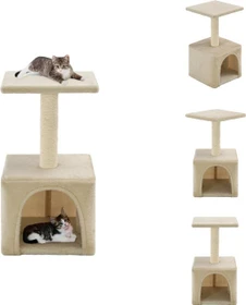 vidaXL Katzen-Kratzbaum Sisal, 55cm, beige
