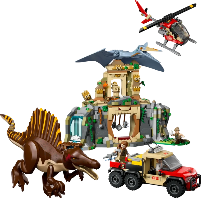 LEGO Jurassic World - Spinosaurier & Quetzalcoatlus: Hubschrauber-Einsatz