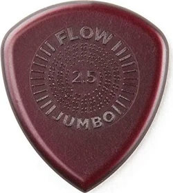 Dunlop Flow Jumbo Grip Pick, 2.5mm, 12-Pack