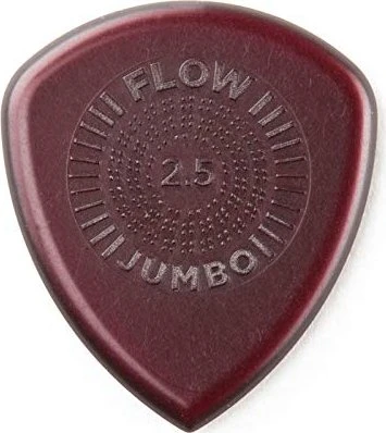 Dunlop Flow Jumbo Grip Pick, 2.5mm, 12-Pack