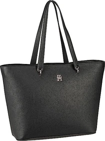 Tommy Hilfiger Emblem Tote Shopper schwarz