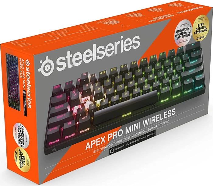 SteelSeries Apex Pro Mini Wireless, OmniPoint 2.0, USB/Bluetooth, ND