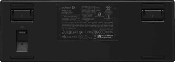 Logitech G PRO X 60 Lightspeed, schwarz, GX Optical RED, USB/Bluetooth, ND