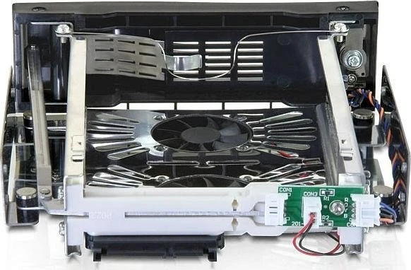 DeLOCK 5.25" Wechselrahmen auf 3.5" SATA