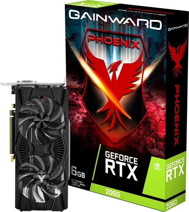 Gainward GeForce RTX 2060 Phoenix, 6GB GDDR6, DVI, HDMI, DP