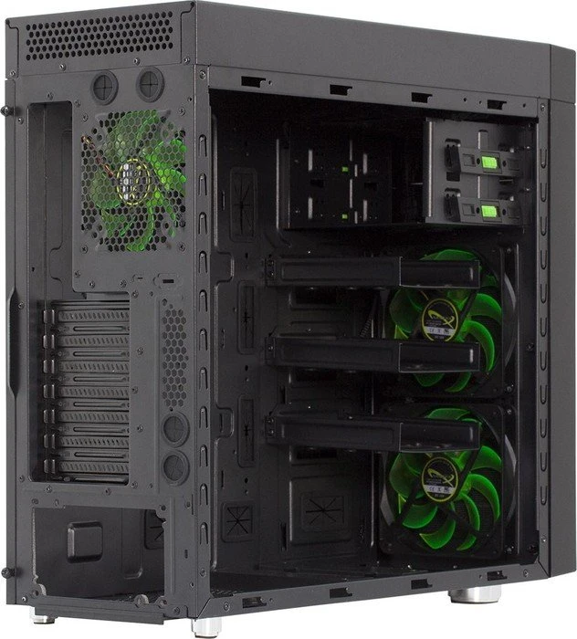 Nanoxia CoolForce 1 schwarz, schallgedämmt