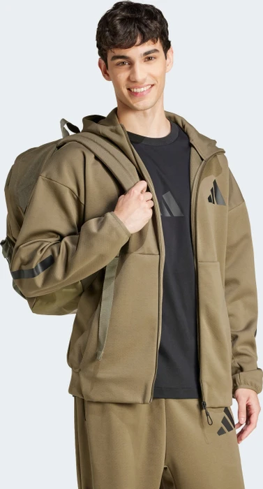 adidas Z.N.E. Zip Hoodie olive strata (Herren)