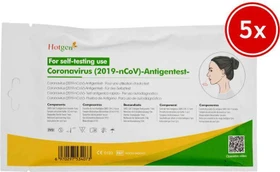 Hotgen Novel Coronavirus 2019-nCoV Antigen Schnelltest, 5 Stück