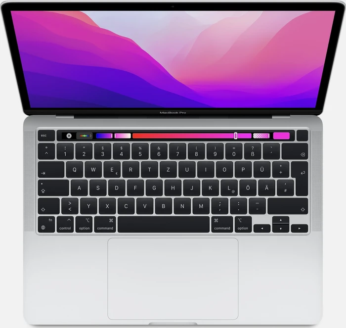 Apple MacBook Pro 13.3", silber, M2 - 8 Core CPU / 10 Core GPU, 16GB RAM, 256GB SSD, EN [2022]
