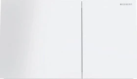 Geberit Sigma70 Betätigungsplatte Glas weiß