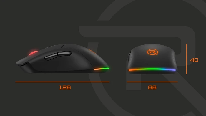 Rapture Cobra Wireless Gaming Maus schwarz, USB