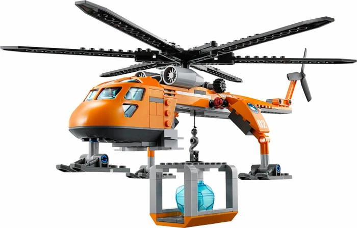 LEGO City Arktis - Arktis-Helikopter mit Hundeschlitten