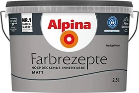 Alpina Farben Farbrezepte Innenfarbe stadtgeflüster matt, 1l