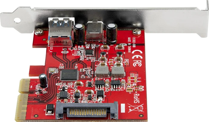 StarTech 1x USB-C 3.1, 1x USB-A 3.1, PCIe 3.0 x4