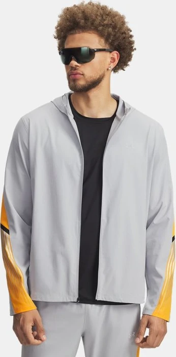 Under Armour Velociti Storm Trainingsjacke mod gray/squad orange/reflective (Herren)