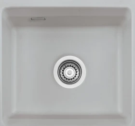 systemceram Kara 42 U/g Unterbau Becken mittig titan
