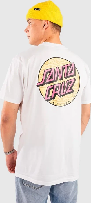 Santa Cruz Wagon Dot T-Shirt kurzarm weiß (Herren)
