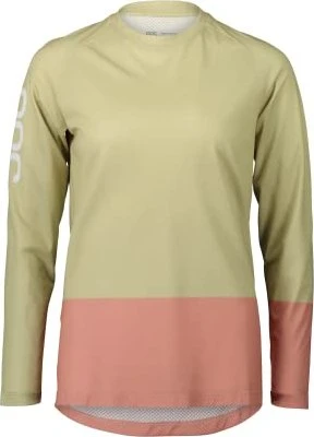 POC MTB Pure LS Trikot langarm prehnite green/rock salt (Damen)