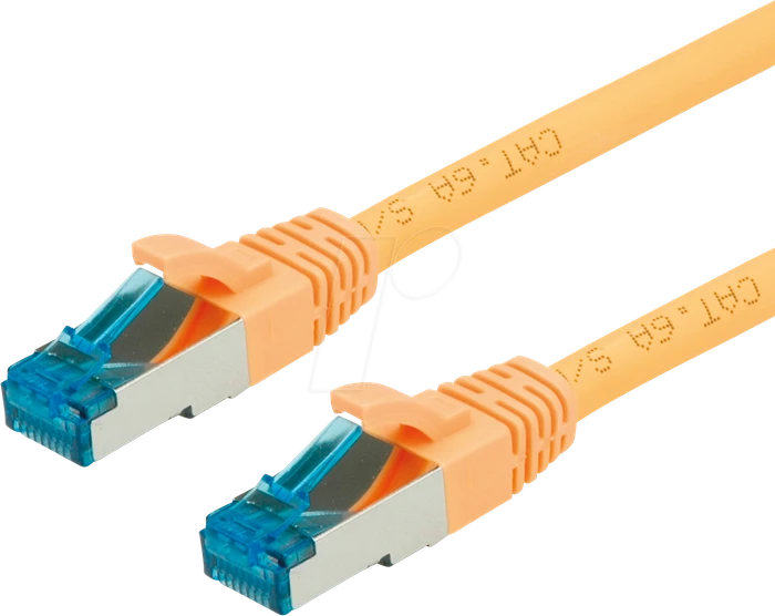 Value Patchkabel, Cat6a, S/FTP, RJ-45/RJ-45, 10m, gelb