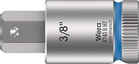 Wera 8740 B HF Zyklop Innensechskant Steckschlüssel 3/8" zöllig, 3/8"x38.5mm