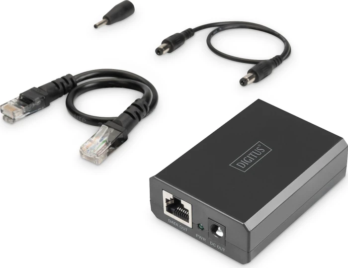 Digitus Gigabit PoE-Splitter, 2x RJ-45, PoE PD