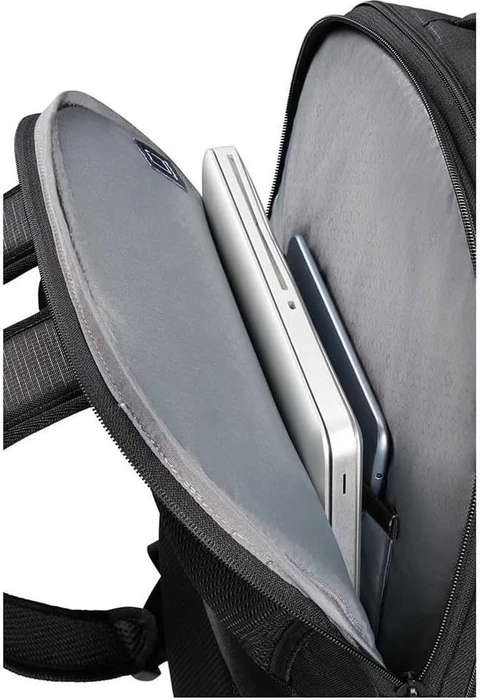 Samsonite Roader, Backpack L, 17.3" Notebook-Rucksack, 46cm, 31.5/39.5l, erweiterbar, Deep Black