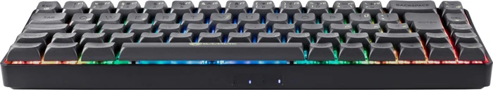 Gamiac TKL69G Gaming Keyboard, schwarz/grau, LEDs RGB, Kailh RED, USB, DE