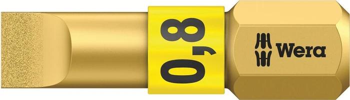Wera 800/1 BDC Schlitz Bit 1/4", 5.5x25mm, 1 Stück