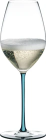 Riedel Fatto A Mano Champagner Weinglas türkis