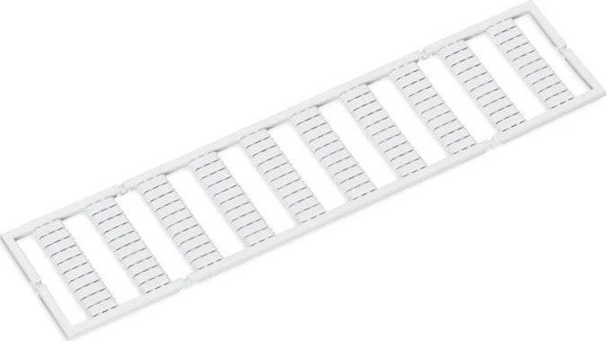 Wago WMB-Beschriftungskarte als Karte bedruckt 810, 820 ... 900 (je 10x) dehnbar 4 - 4,2 mm Aufdruck senkrecht aufrastbar weiß