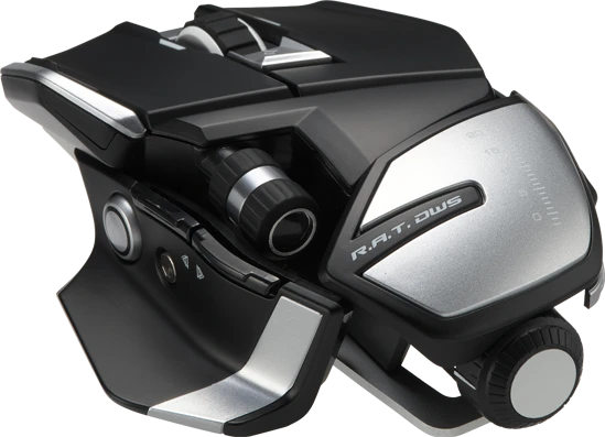 MadCatz R.A.T. DWS, schwarz/silber, USB/Bluetooth