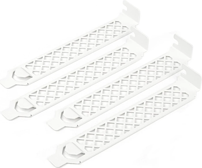 SilverStone Aeroslots Gen 2, PCI Slotblende, weiß, 4er-Pack