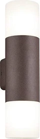 Trio Hoosic Wandleuchte 2-flammig rostfarbig