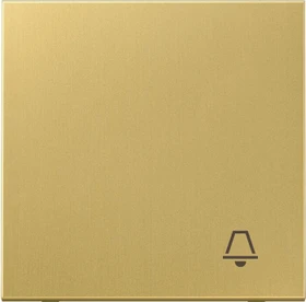 Jung Serie LS Wippe Symbol Klingel, Messing classic