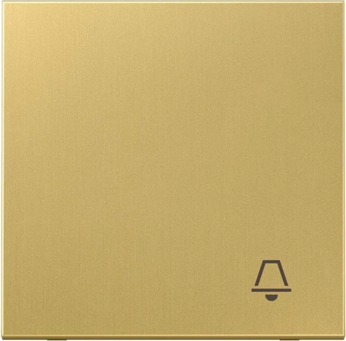 Jung Serie LS Wippe Symbol Klingel, Messing classic
