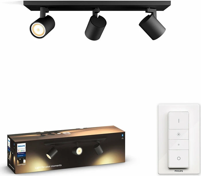 Philips Hue White Ambiance Runner Spot 3-flammig schwarz