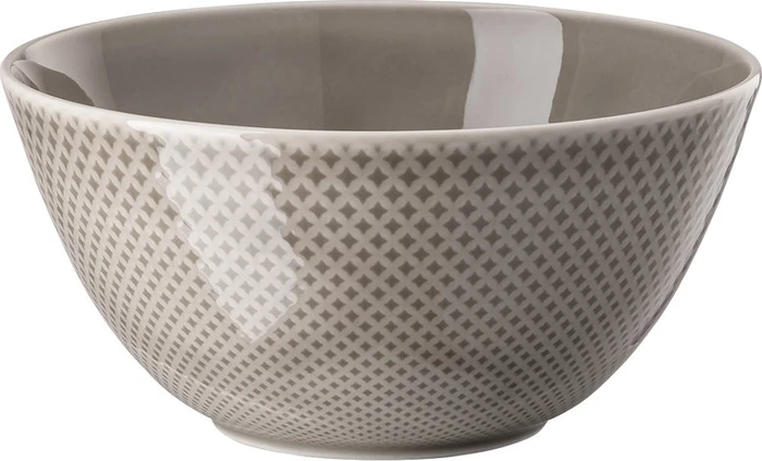 Rosenthal Junto Pearl Grey Porzellan Schüssel 19cm 1.4l
