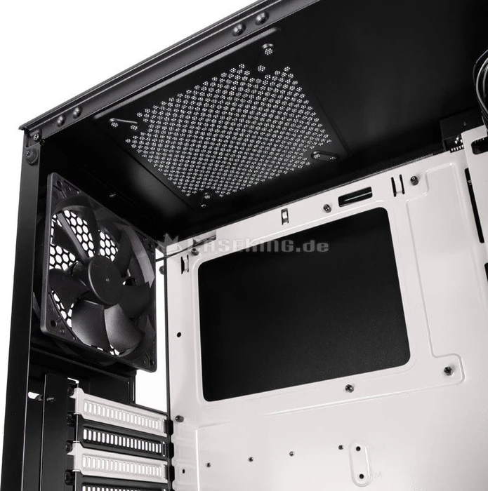 Phanteks Eclipse P300 schwarz/weiß, Glasfenster