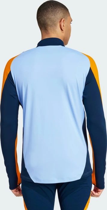 adidas Real Madrid Tiro 24 Competition Funktionsshirt langarm glow blue/crew orange/team navy blue 2 (Herren)