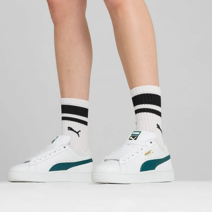 Puma Suede XL Leather puma white/cold green