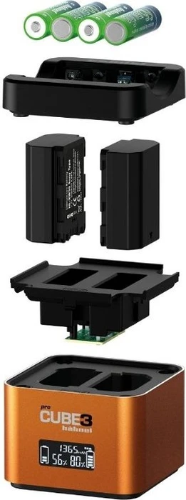 Hähnel ProCube 3 Doppelladegerät für Sony