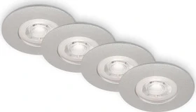 Briloner Kulana 4.9W Einbauleuchte chrom matt, 4 Stück