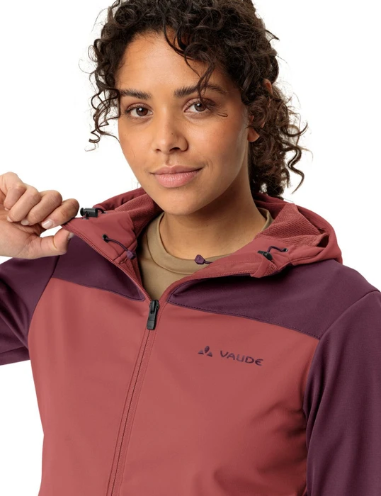 Vaude Qimsa Hooded Softshell Fahrradjacke cassis (Damen)