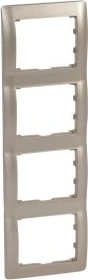 Legrand Galea Life Rahmen 4-fach senkrecht, titanium