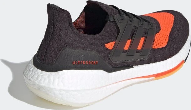 adidas Ultraboost 21 carbon/core black/solar red (Herren)