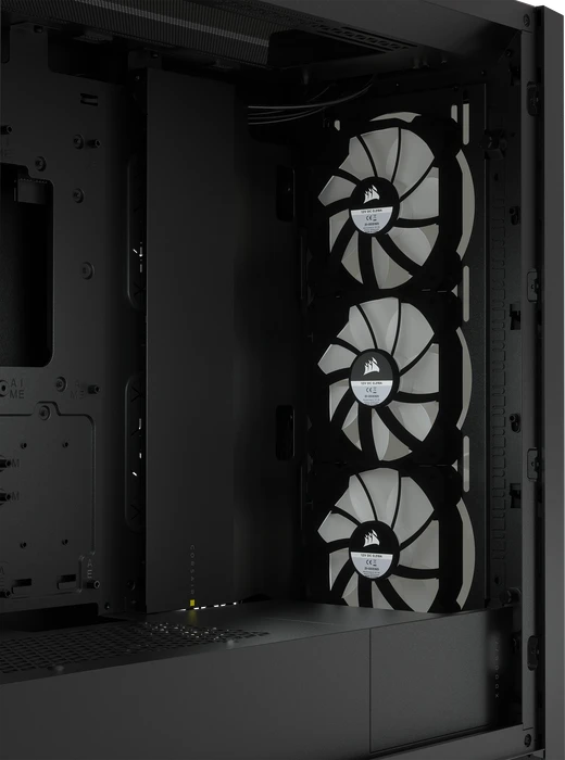 Corsair iCue 5000X RGB, schwarz, Glasfenster