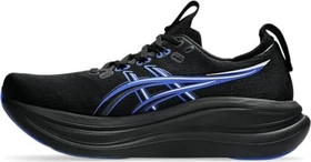 Asics Gel-Nimbus 28 black/neon blue (Herren)