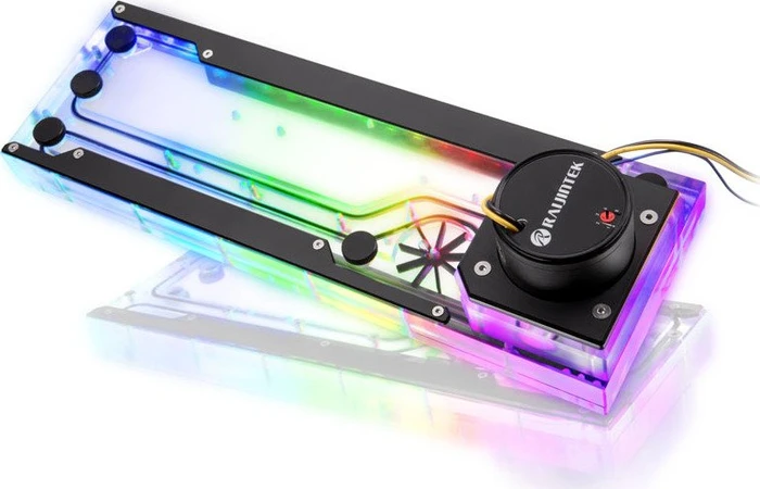 Raijintek Acheron 240 RBW Distro Plate – Piatto Di Distribuzione In Acrilico, D-RGB, Per Watercooling