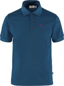 Fjällräven Crowley Pique Poloshirt kurzarm uncle blue (Herren)