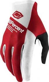 100% Celium Fahrradhandschuhe cherry/silver